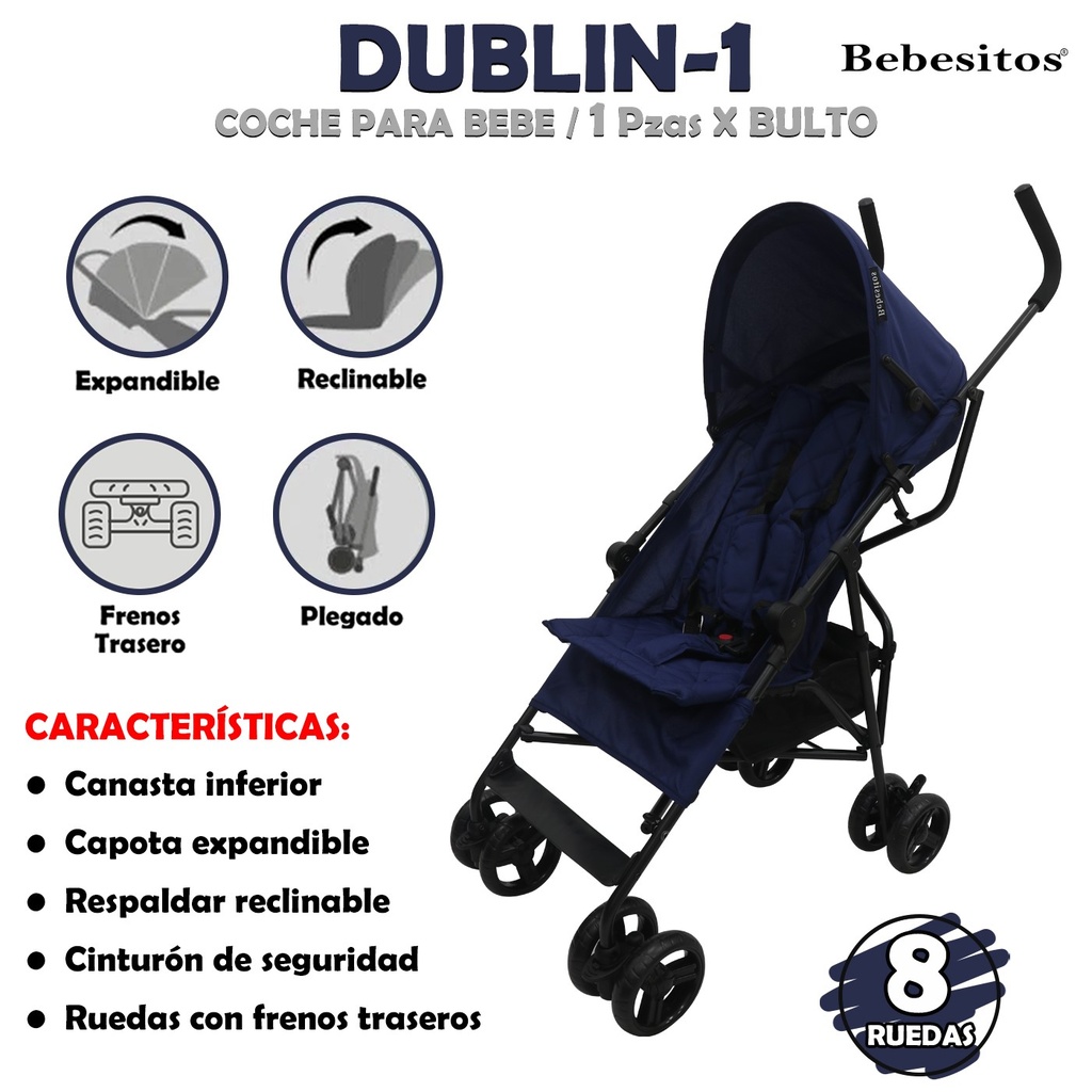 DUBLIN-1 COCHE AZUL OSCURO X1