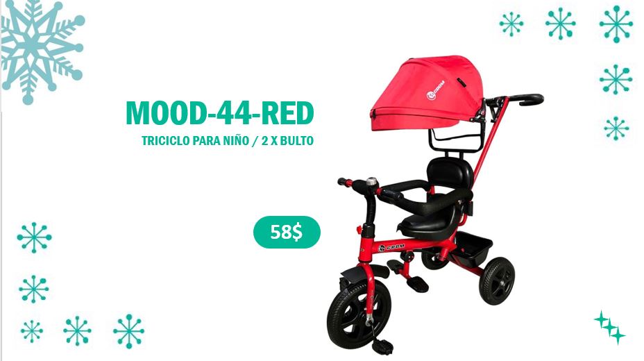 MOOD-44 RED TRICOCHE X 2