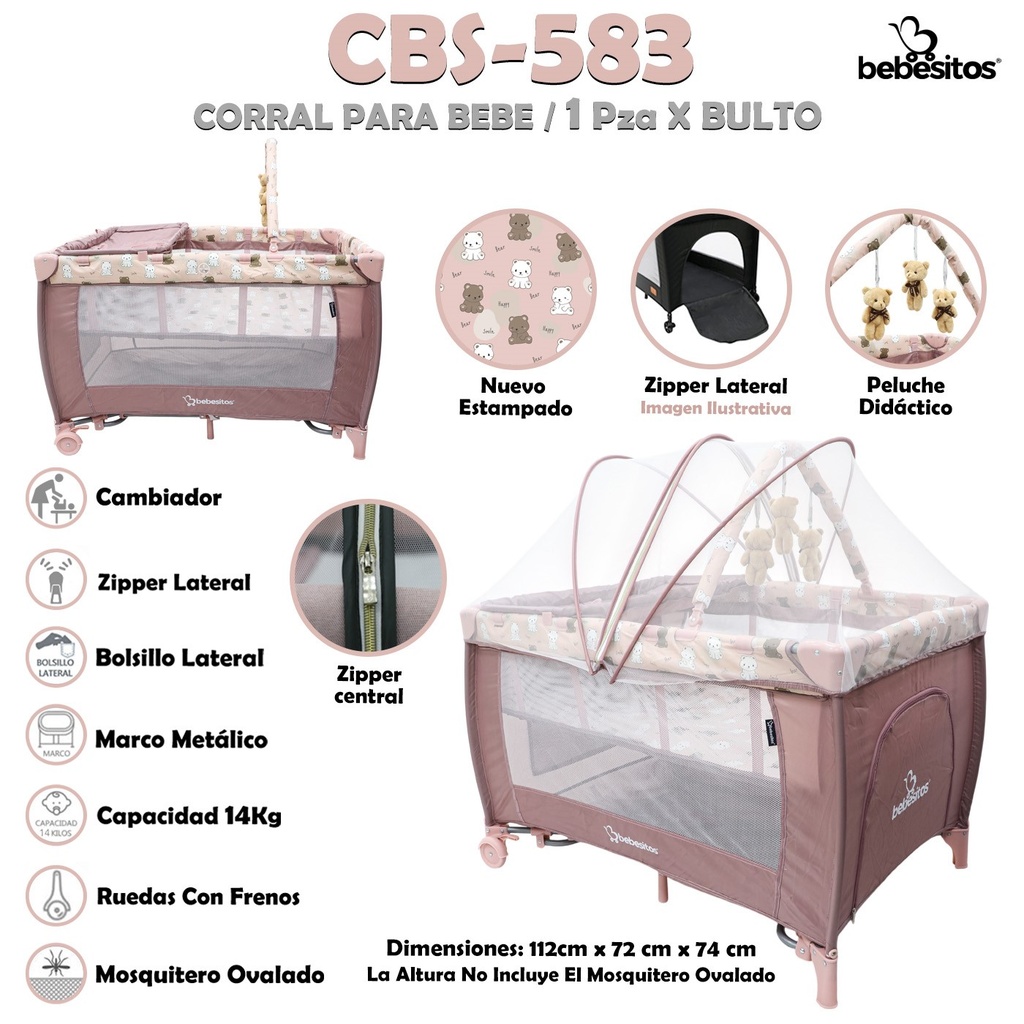 CBS-583 CORRAL ROSA X 1