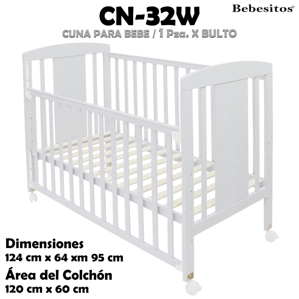 CN-32W CUNA PARA BEBE BLANCA X1