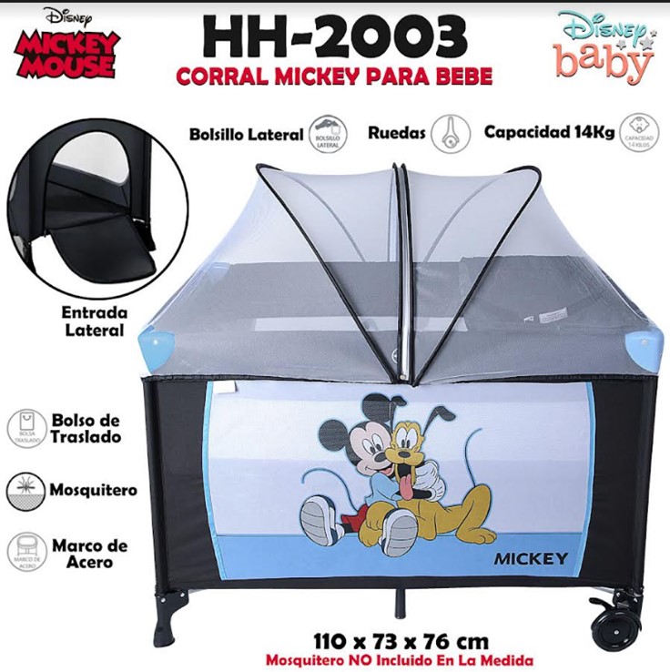 HH-2003 CORRAL BLUE MICKEY & PLUTO X 2