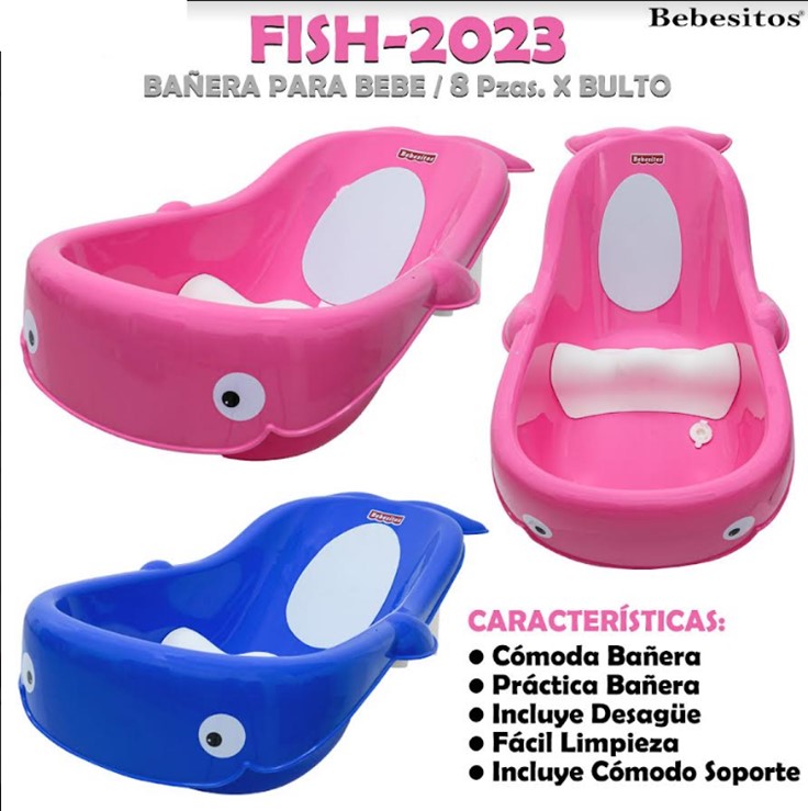 FISH-2023 BAÑERA PARA BEBE X 8