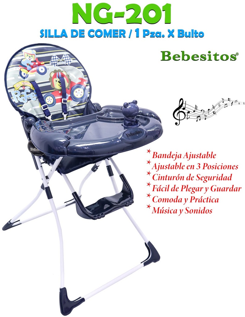 NG-201-SILLA COMEDOR OSO AZUL