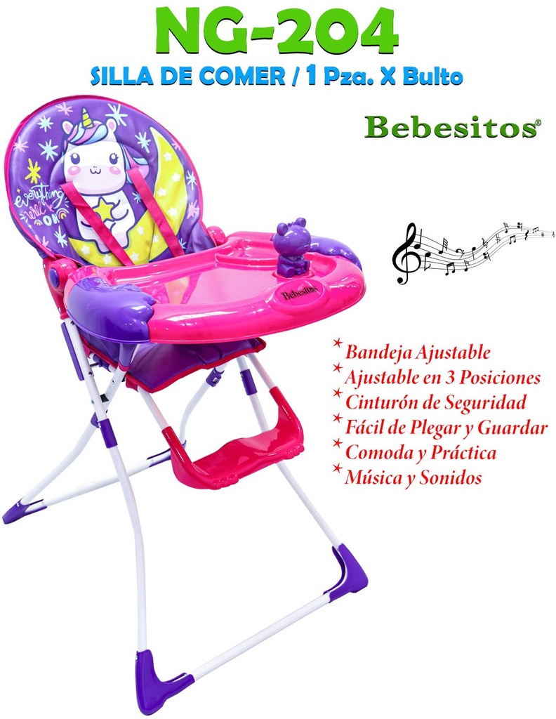 NG-204-SILLA COMEDOR UNICORNIO-MORADO