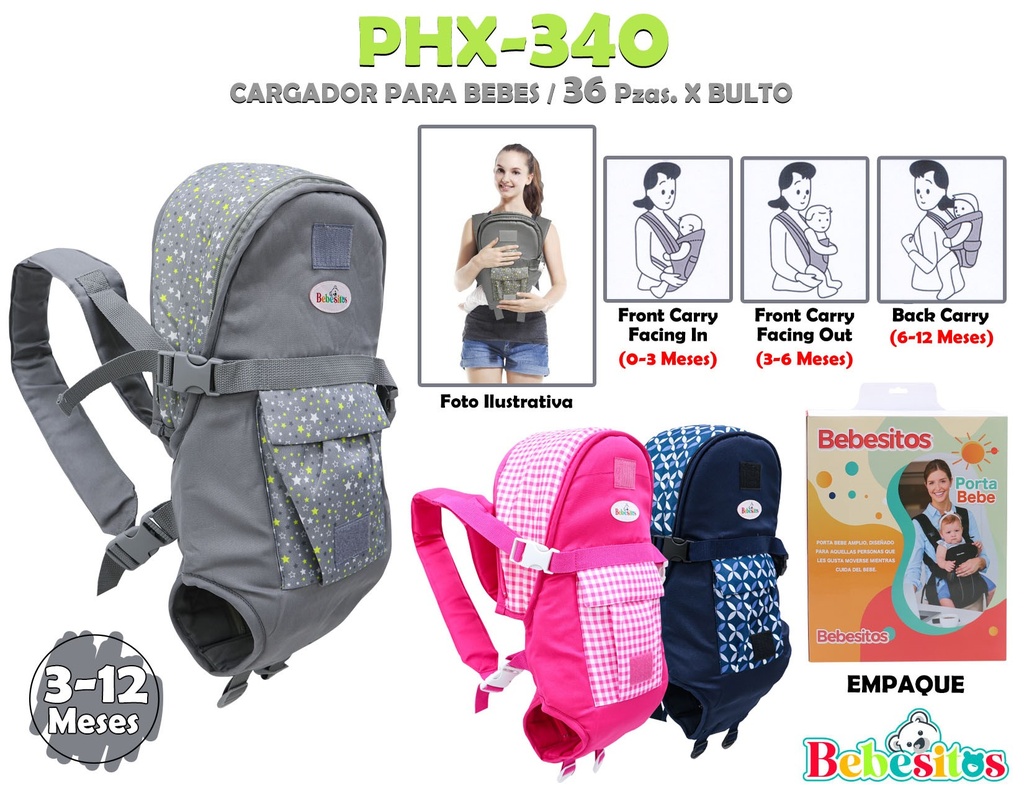 PHX-340 CANGURITO PARA BEBE