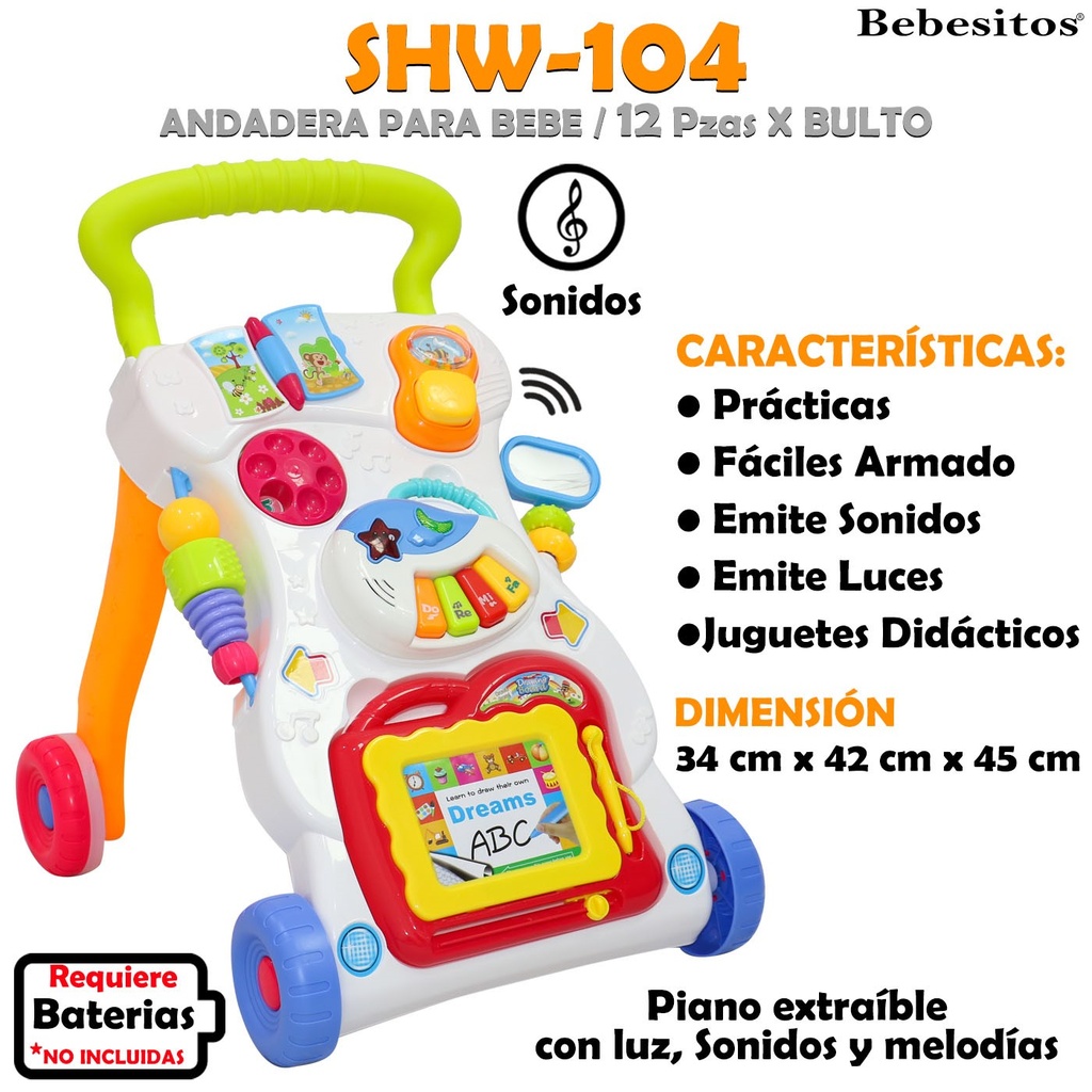 SHW-104 ANDADERA DIDACTICA X 12