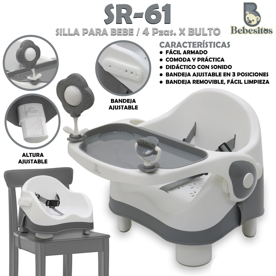 SR-61 SILLA COMEDOR GREY X 4