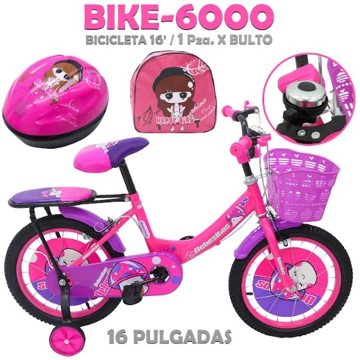 BIKE-6000 PINK RIN 16"