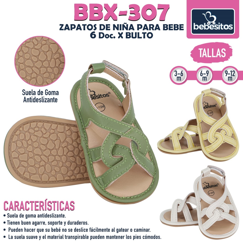BBX-307 ZAPATOS DE NIÑA PARA BEBE