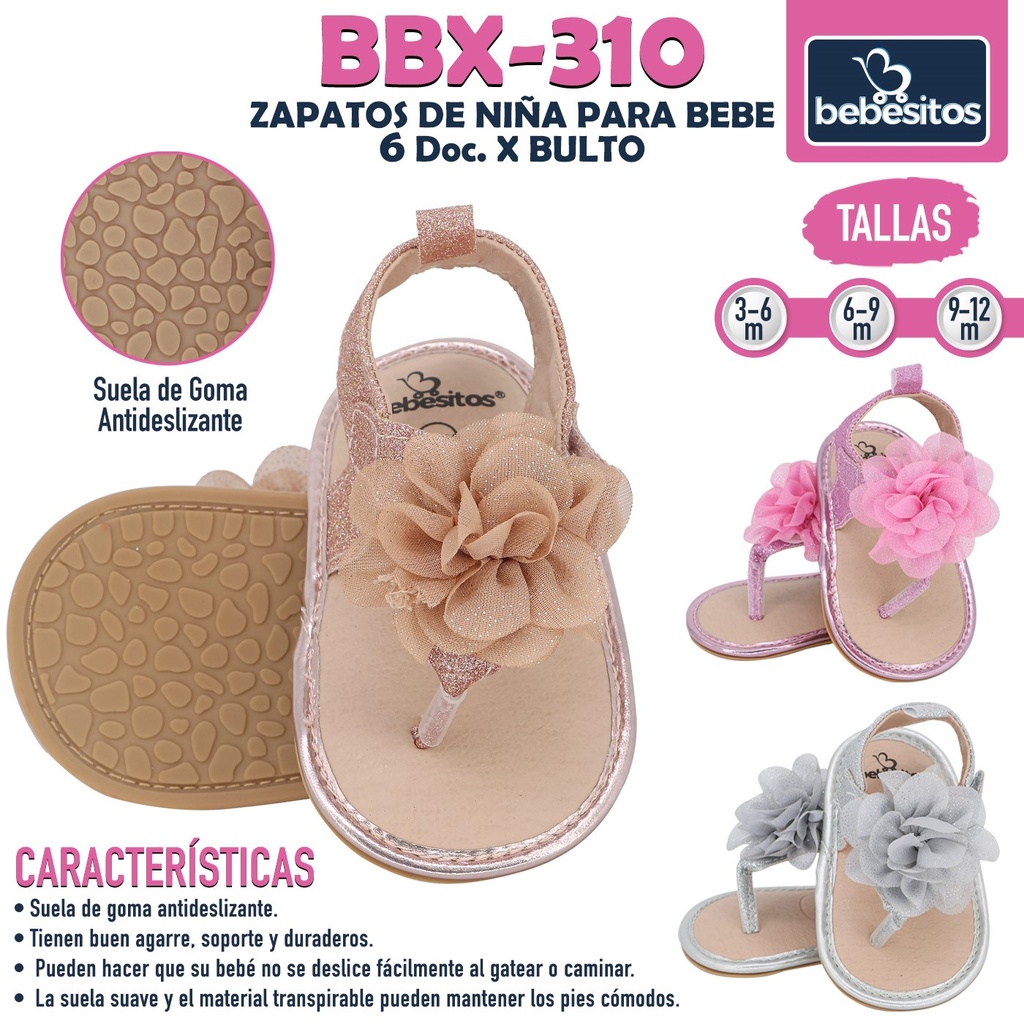 BBX-310 ZAPATOS DE NIÑA PARA BEBE