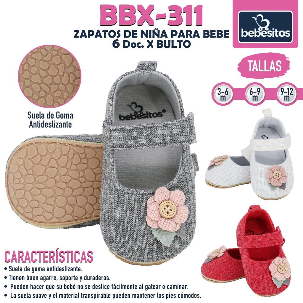 BBX-311 ZAPATOS DE NIÑA PARA BEBE