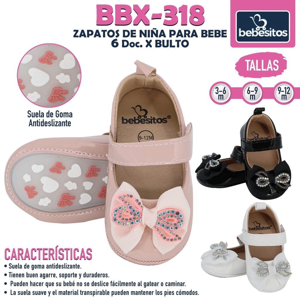 BBX-318 ZAPATOS DE NIÑA PARA BEBE