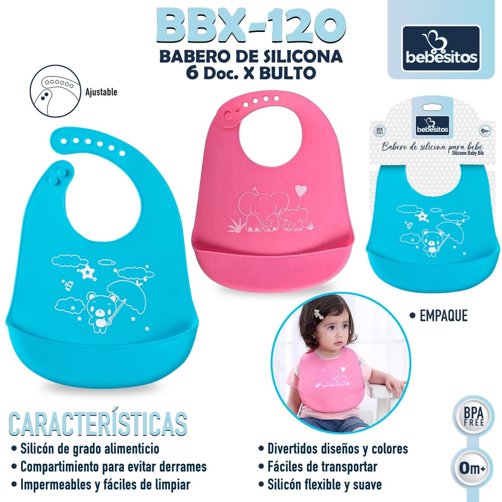 BBX-120 BABERO DE SILICONA