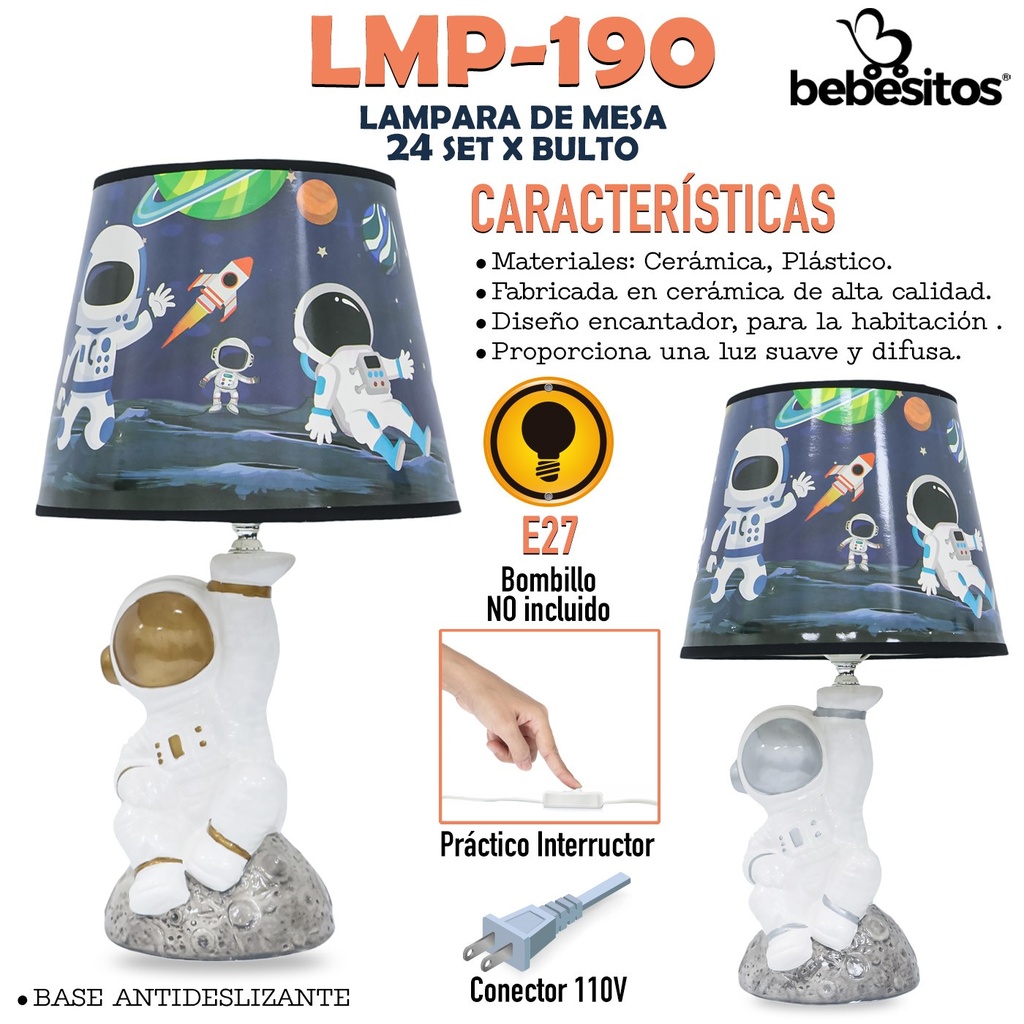 LMP-190 LAMPARA  ASTRONAUTA