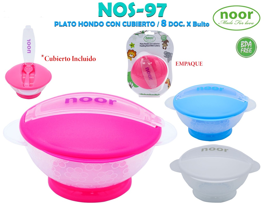 NOS-97 PLATO HONDO CON CUBIERTO