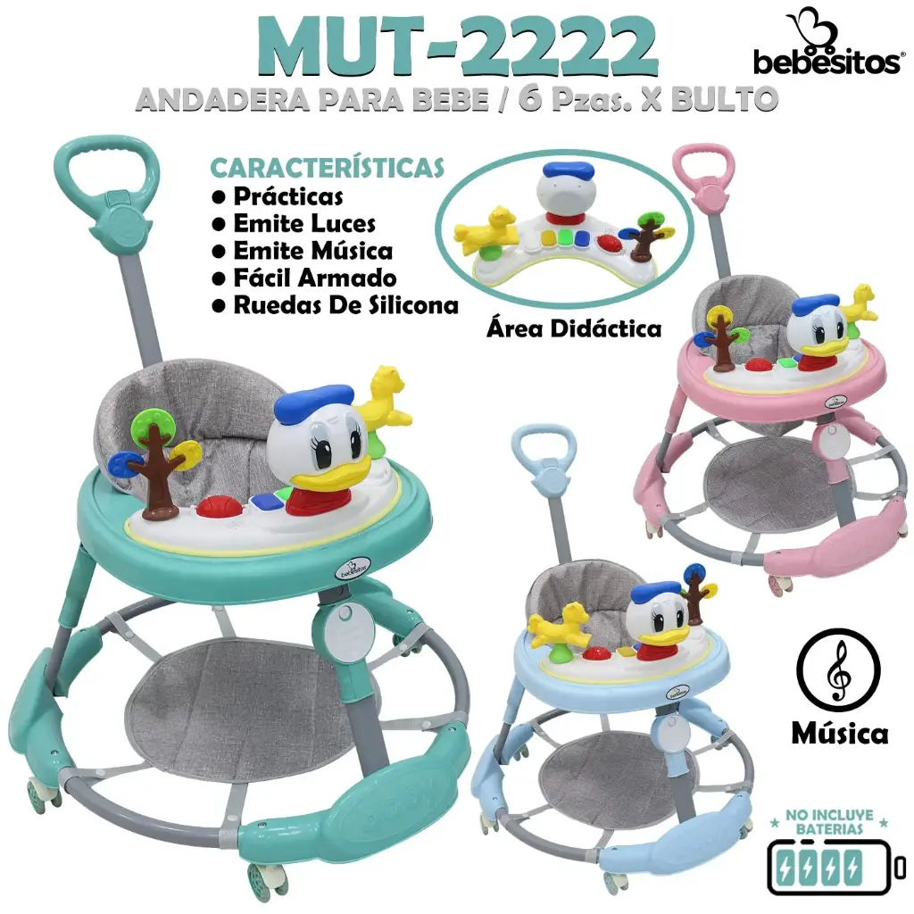 MUT-2222 ANDADERA PATO X 6
