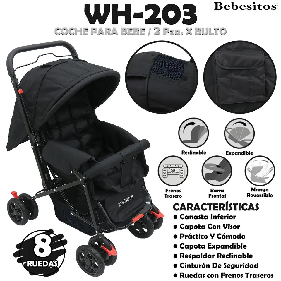 WH-203 COCHE NEGRO JM X 2