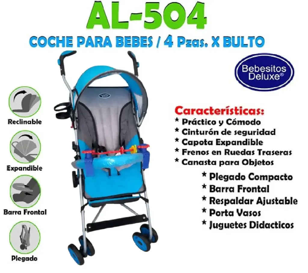 AL-504 COCHE PARAGUA AZUL X 4