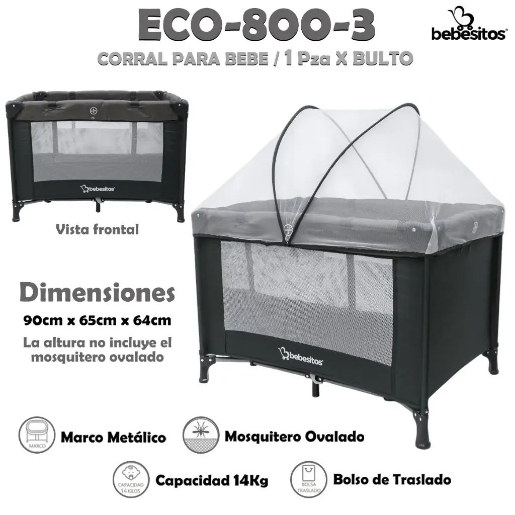 ECO-800-3 CORRAL GRIS  X 1