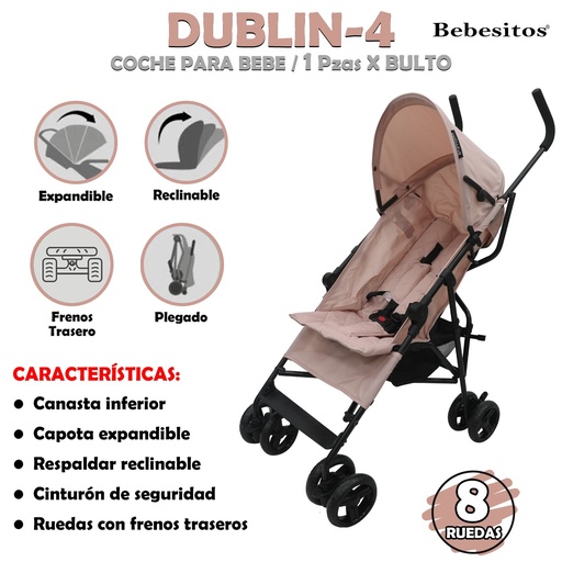 [DUBLIN-4] DUBLIN-4 COCHE BEIGE X1