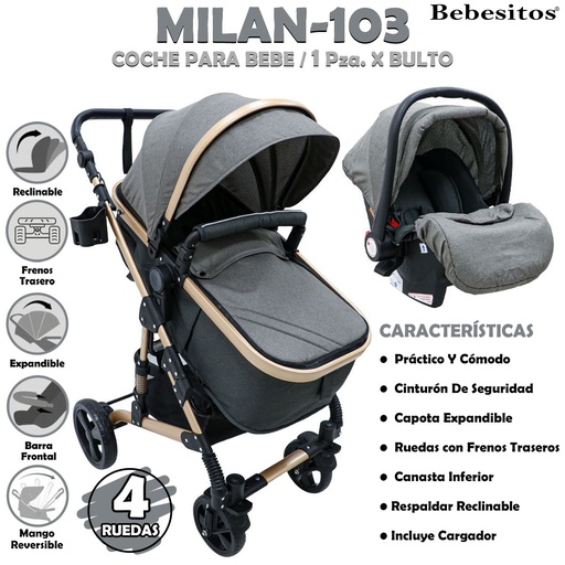 [MILAN-103] MILAN-103 COCHE CON CARGADOR GRIS