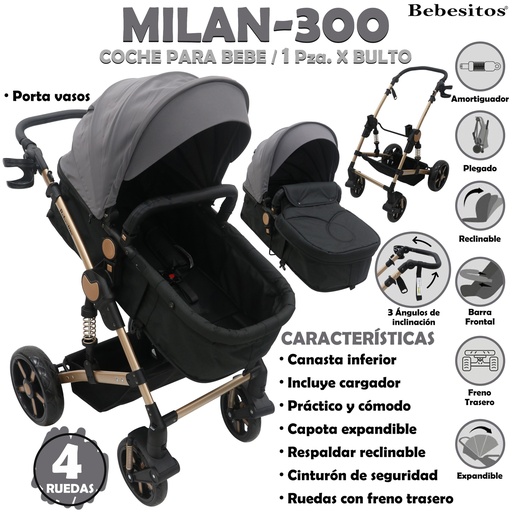 [MILAN-300] MILAN-300 COCHE GRIS X1