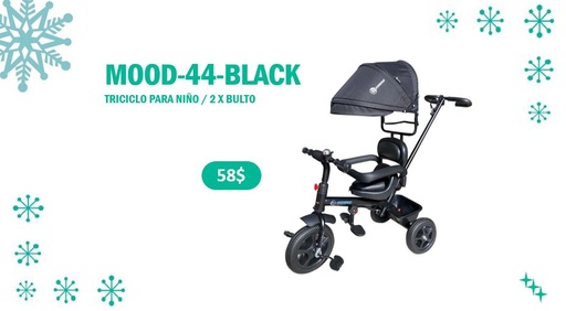 [MOOD-44] MOOD-44 BLACK TRICOCHE X 2