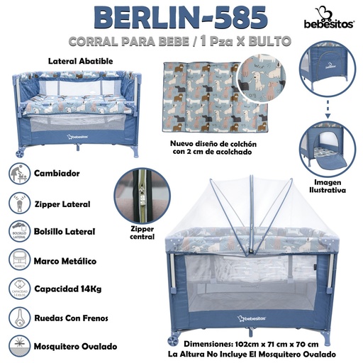 [BERLIN-585] BERLIN-585 CORRAL PARA BEBE X1