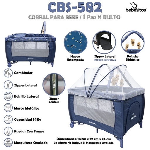 [CBS-582] CBS-582 CORRAL AZUL X 1