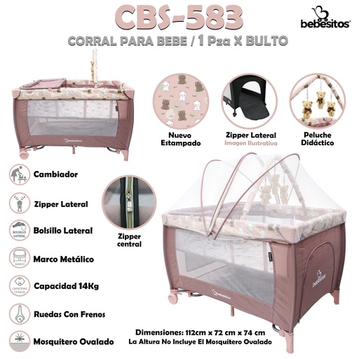 [CBS-583] CBS-583 CORRAL ROSA X 1