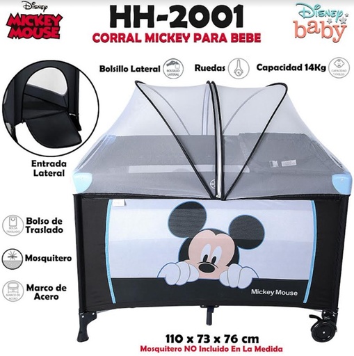 [HH-2001] HH-2001 CORRAL MICKEY BLACK X 2