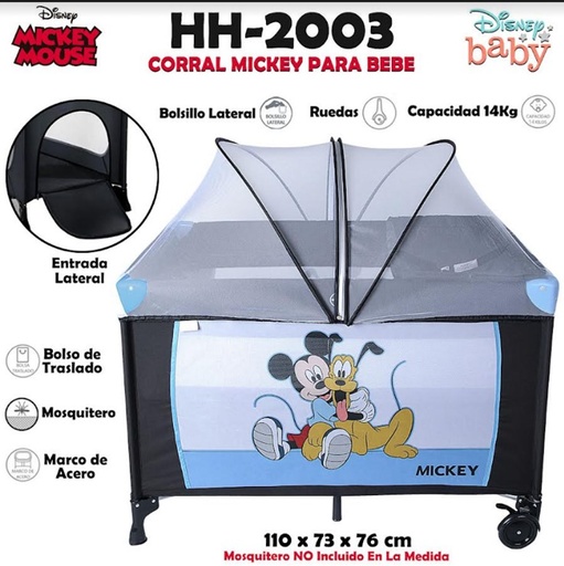 [HH-2003] HH-2003 CORRAL BLUE MICKEY & PLUTO X 2
