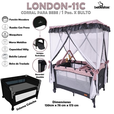 [LONDON-11C] LONDON-11C CORRAL CASA ROSADO X1