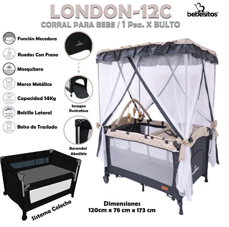[LONDON-12C] LONDON-12C CORRAL CASA CAQUI X1