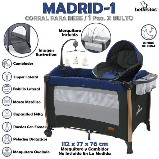 [MADRID-1] MADRID-1 CORRAL AZUL