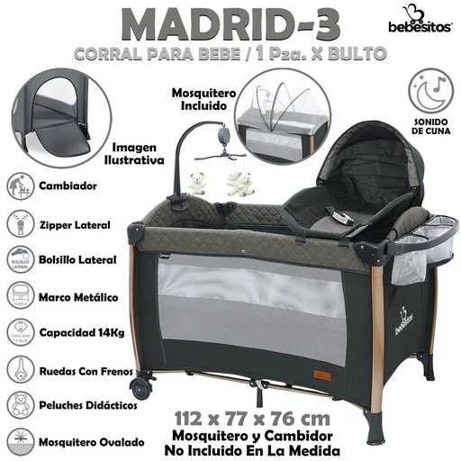 [MADRID-3] MADRID-3 CORRAL GRIS