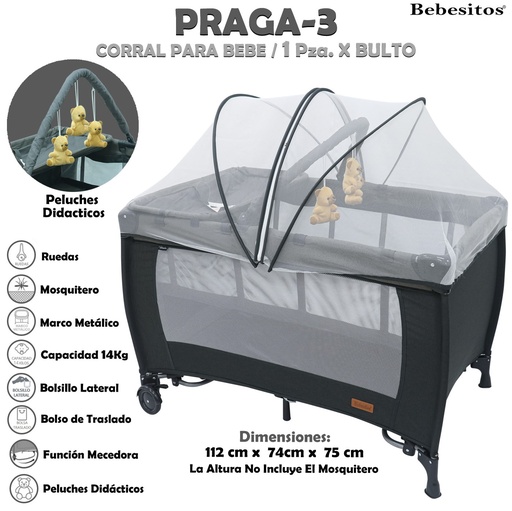 [PRAGA-3] PRAGA-3 CORRAL GRIS