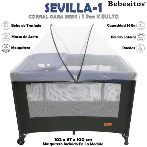 [SEVILLA-1] SEVILLA-1 CORRAL  AZUL