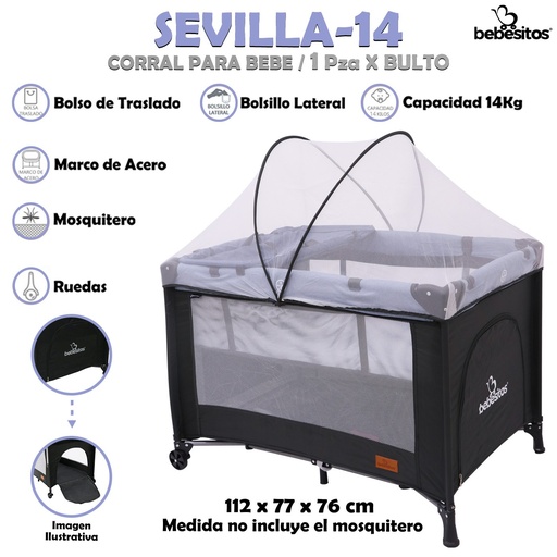 [SEVILLA-14] SEVILLA-14 CORRAL PARA BEBE