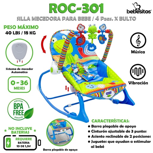 [ROC-301] ROC-301 SILLA MECEDORAS X 4