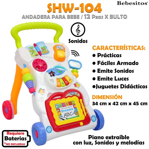 [SHW-104] SHW-104 ANDADERA DIDACTICA X 12