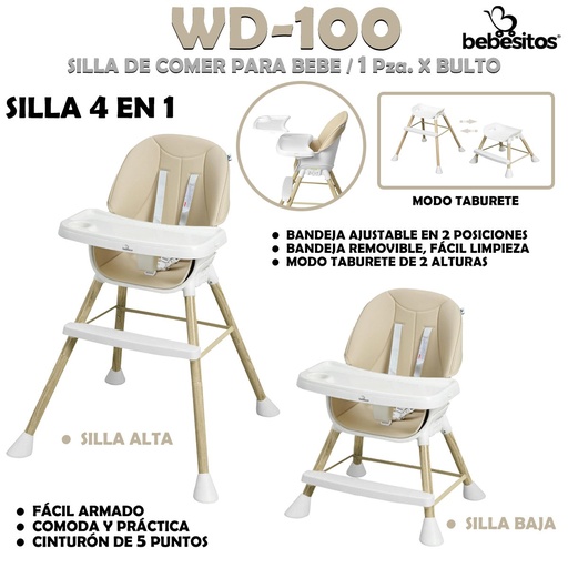 [WD-100] WD-100 SILLA DE COMER X1
