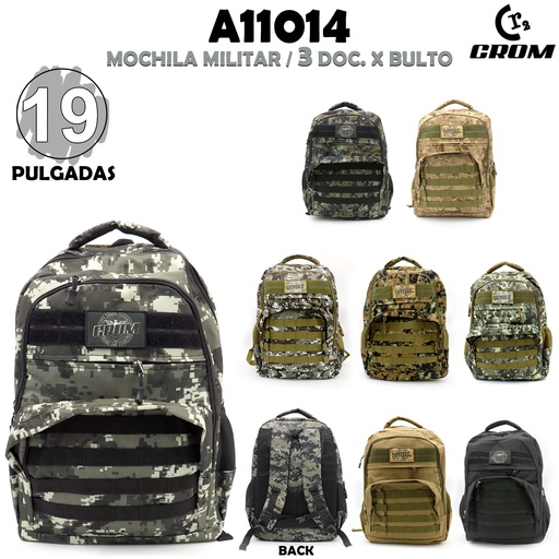 [A11014] A11014 MOCHILA MILITAR