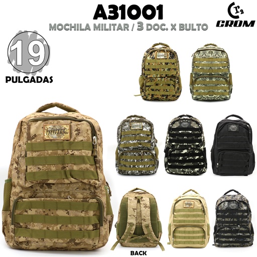 [A31001] A31001 MOCHILA MIL