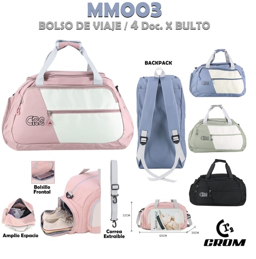 [MM003] MM003 BOLSO DE VIAJE X4