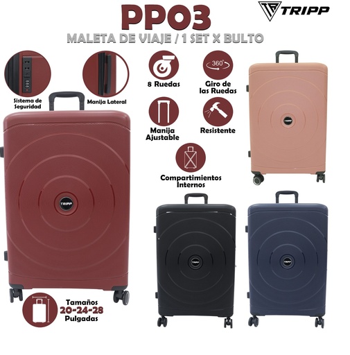 [PP03] PP03 MALETA DE VIAJE X1