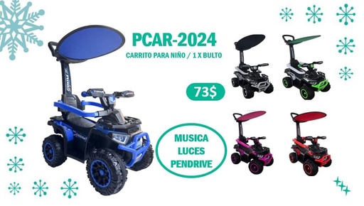 [PCAR-2024] PCAR-2024 CARRITO CON TECHO Y GUIA