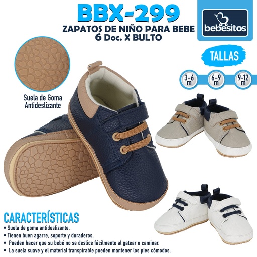 [BBX-299] BBX-299 ZAPATOS DE NIÑO PARA BEBE