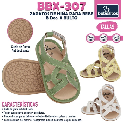 [BBX-307] BBX-307 ZAPATOS DE NIÑA PARA BEBE