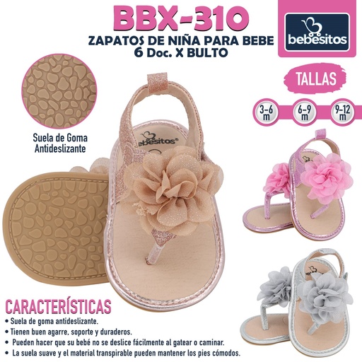 [BBX-310] BBX-310 ZAPATOS DE NIÑA PARA BEBE